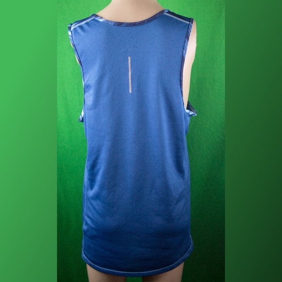 Nike Blue Camouflage Dri-Fit Sport's Tank Top - Picture 4 of 5
